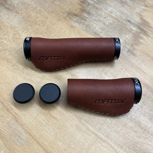 Fahrrad griffe leder - fahrrad, braun