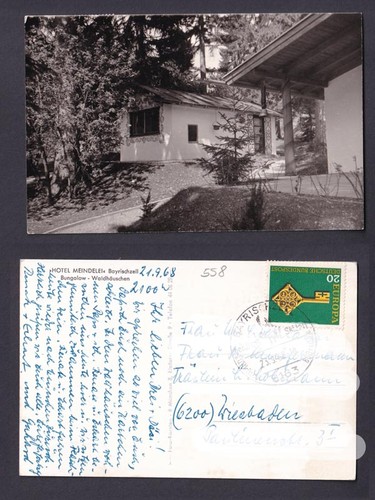 Ansichtskarte hotel meindelei - hotel,