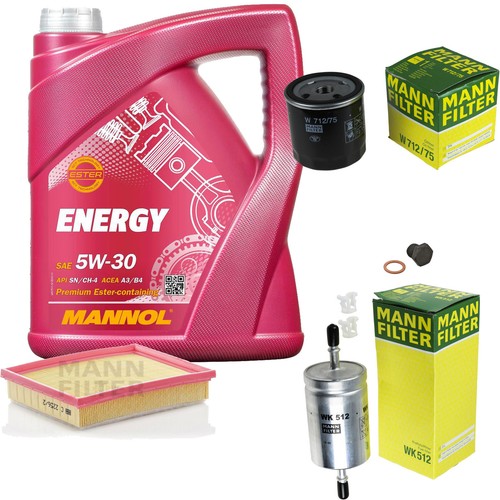 Inspektionspaket mannol - inspektionspaket, 5l