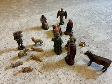 16 Teile Krippenfiguren Set Weihnachten Heilige Familie Baby Jesus