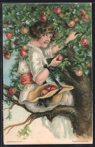 Künstler alice luella - künstler-ak,