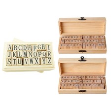 Hölzerne Alphabet Buchstaben