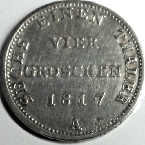 Preussen groschen 1817 a - groschen,