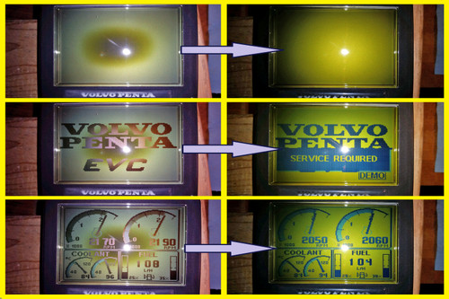 Reparatur von lcd evc - lcd/evc, display