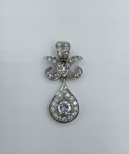 Weißgold Anhänger Brillanten