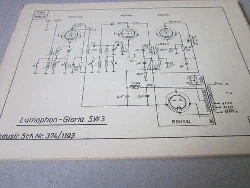 Lumophon gloria 3 - sw,