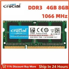 CRUCIAL DDR3 4GB 8GB 1066 MHz