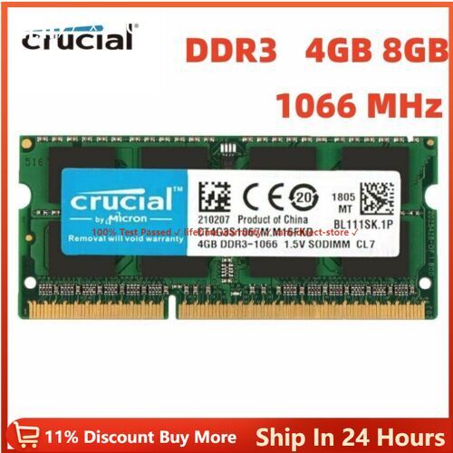 Crucial ddr3 4gb 8gb - ddr3,