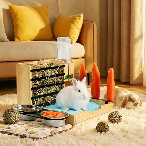 Heuraufe für kaninchen mit - heuraufe,