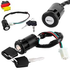 【DE】 Universal ATV Zündschloß Schlossset Motorrad Zündschalter mit 2x Schlüssel