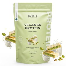 Protein Pulver Vegan - veganes Proteinpulver 1000g Eiweiß Shake laktosefrei 1kg