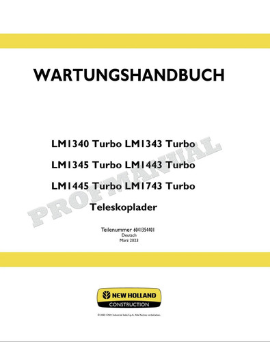 New holland lm1340 lm1343 - new,