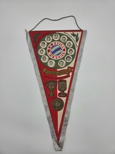 Alter FC Bayern München Wimpel Merch Deutscher Meister Europa Pokalsieger Fifa