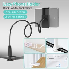 Tablet Halterung Desktop Tisch Bett Ständer 360° Schwanenhals Ipad Handy Halter