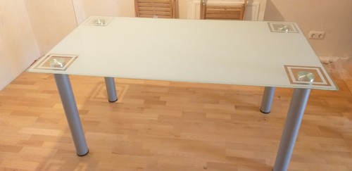 Großer glastisch esstisch - glastisch,