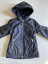 TICKET TO HEAVEN GEFÜTTERTE SKI JACKE MIT KAPUZE GR.110 •  5 JAHRE DUNKELBLAU 