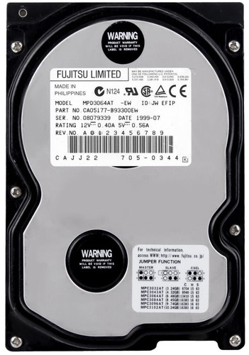 Festplatte fujitsu mpd3064at - fujitsu,