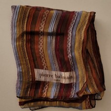 Pierre Balmain Paris Vintage original Seidentuch 82cm x 80cm Seidenschal