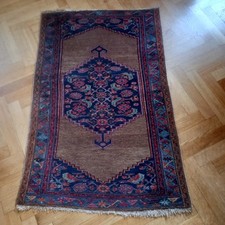 Perserteppich Orient echter Shiraz geom., L 153x B 100, blau-creme-rot, sehr gut