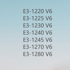 Intel Xeon E3-1220V6 E3-1225V6