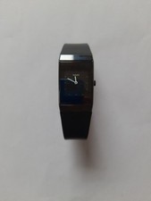 RADO Damenuhr Diastar Swiss, Hightech Ceramica mit Kautschukarmband, Schwarz