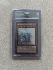 Yugioh Der Geflügelte Drache Von Ra Ghost Rare 1.Edition AOG9 wie PSA