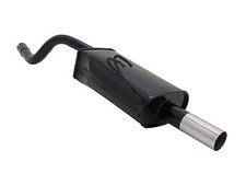 NOVUS Sportauspuff Endschalldämpfer 1x60mm passend für FIAT PUNTO II 188 1.2
