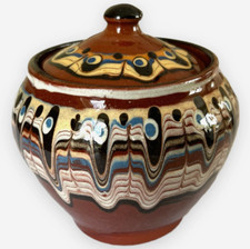 Keramik zuckerdose bulgarien - keramik,