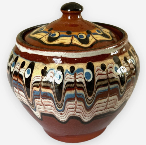 Keramik zuckerdose bulgarien - keramik,