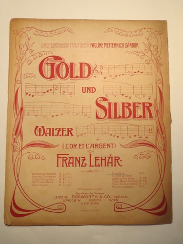 Noten gold und - silber,