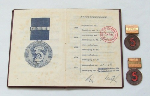 Medaillen ausgezeichnete - medaillen, f.
