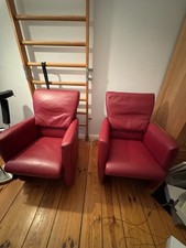 Ledersessel Jori Corbo rot