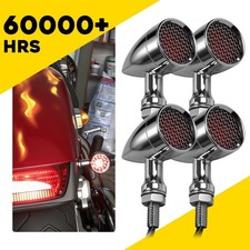 Red Bullet LED Blinker Lights