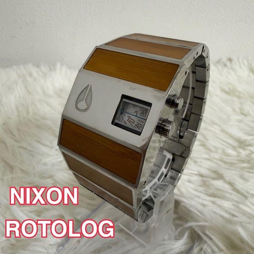 Nixon rotolog armbanduhr holz - nixon,