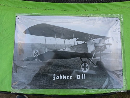 Blechschild 20x30 flugzeug - 20x30,