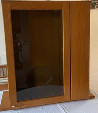 Glashänge-, Stehschrank, Küchenschrank, Holz furniert mit Blende 48 cm/63.5 cm