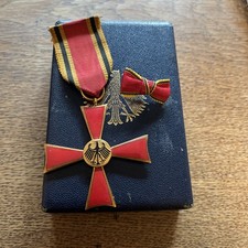 Orden  Bundesverdienstkreuz 2.Klasse mit Etui Und Miniatur C.E.Juncker BVK103
