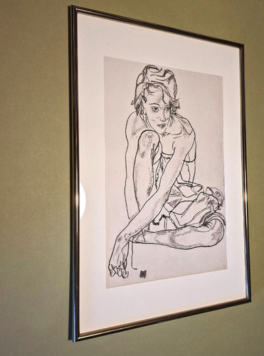 Egon schiele kauernde 1918 - egon,