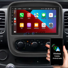 Android 15 Für Opel Vivaro B Renault Trafic DAB+ CarPlay Autoradio Navi +MIK KAM