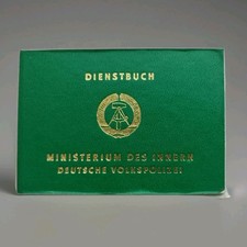 Dienstausweis Dienstbuch der Deutschen Volkspolizei gebraucht original 