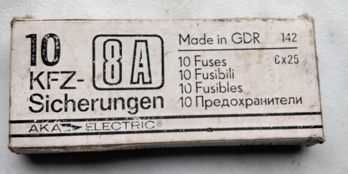Originale ddr kfz sicherungen - kfz,