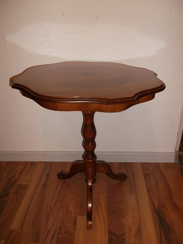 Beistelltisch mit intarsien - beistelltisch,