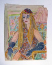 Emil VAN-HAUTH, Frau in der