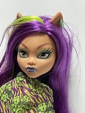 Monster High, Skull Shores, CLAWDEEN WOLF, Vitrinenpuppe, Wie neu, SELTEN