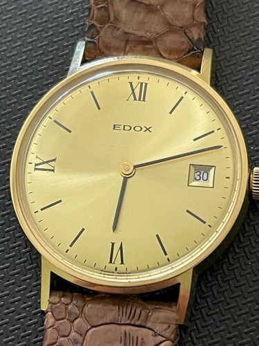 Vintage herren armbanduhr edox - herren,