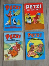 4 Stück - Petzi Buch - Nr