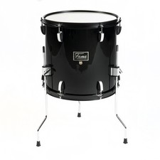 First Step Floor Tom Drum 14"x14" Piano Black Mischholz Aluminium