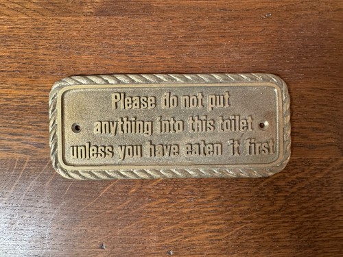 Messingschild please not - messingschild,