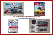 Fiat Punto HGT mit 130PS Literaturpaket - 2 komplette Zeitschriften