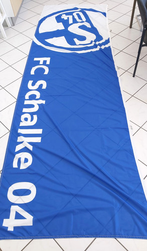 Schalke große flagge - fc,
